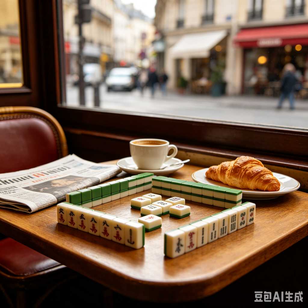 embossed mahjong set design